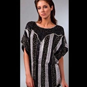 Parker Beaded Sequin Blouse